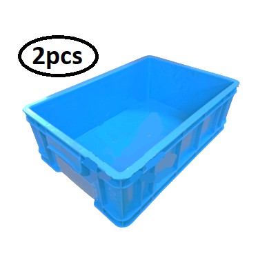 2pcs 460mmx300mmx H 160mm Food Storage Stackable Commercial Kitchen Plastic Container Box Bin Tray Organizer Ty01 Shopee Malaysia