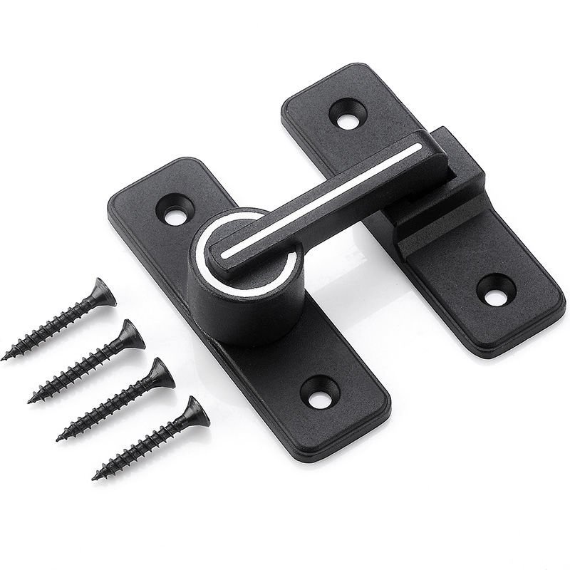 Door Handle Cabinet Handle Free Punch Door Latch90Sliding Door Lock Latch Room Door Latch Sliding Door Shackle Buckle Do