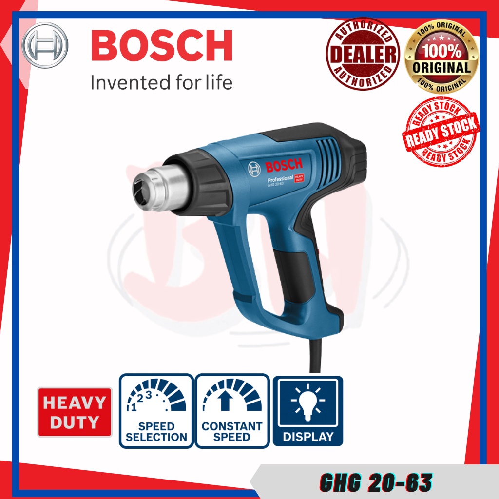 [iBH] BOSCH PROFESSIONAL HEAT GUN GHG 2063 (2000W) Shopee Malaysia