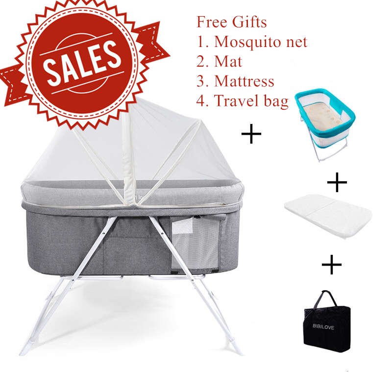 portable cot with mattress