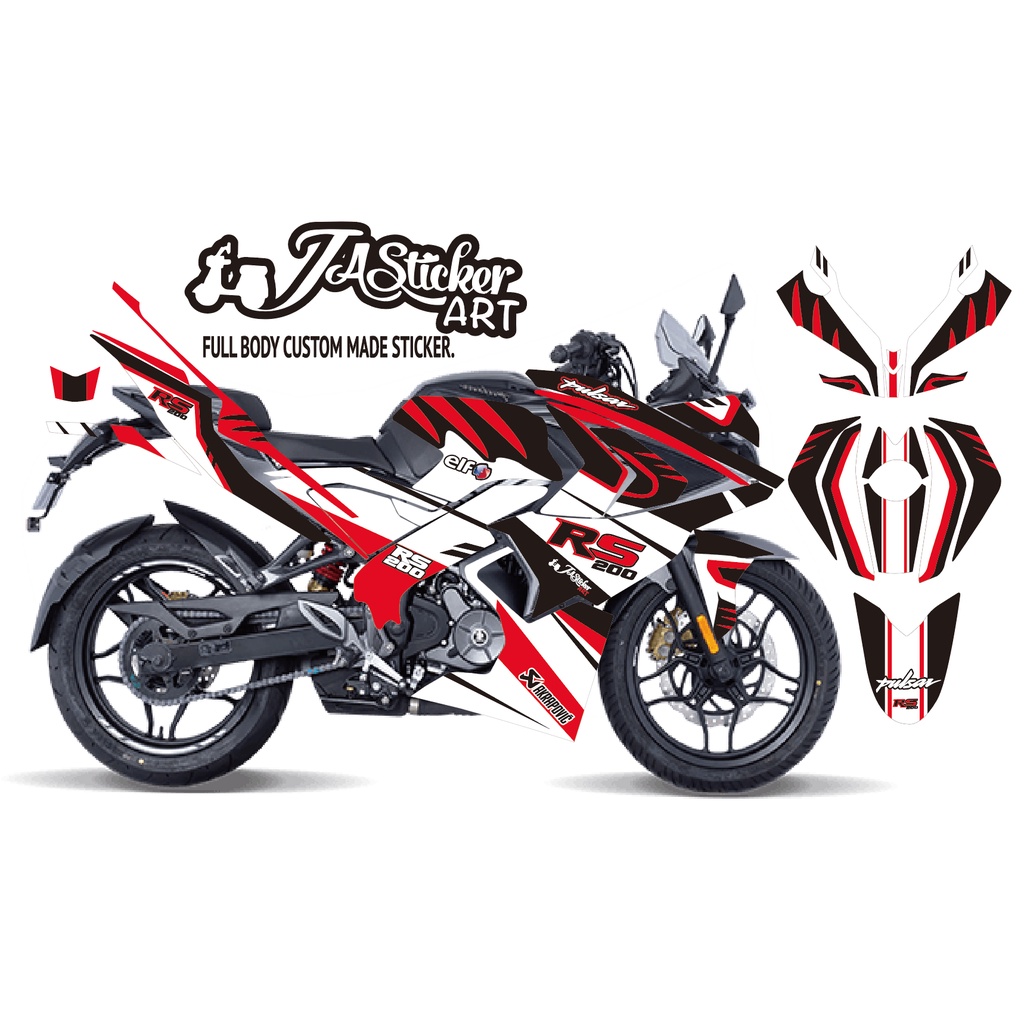 Motor Sticker Rs0 Pulsar Full Body Shopee Malaysia