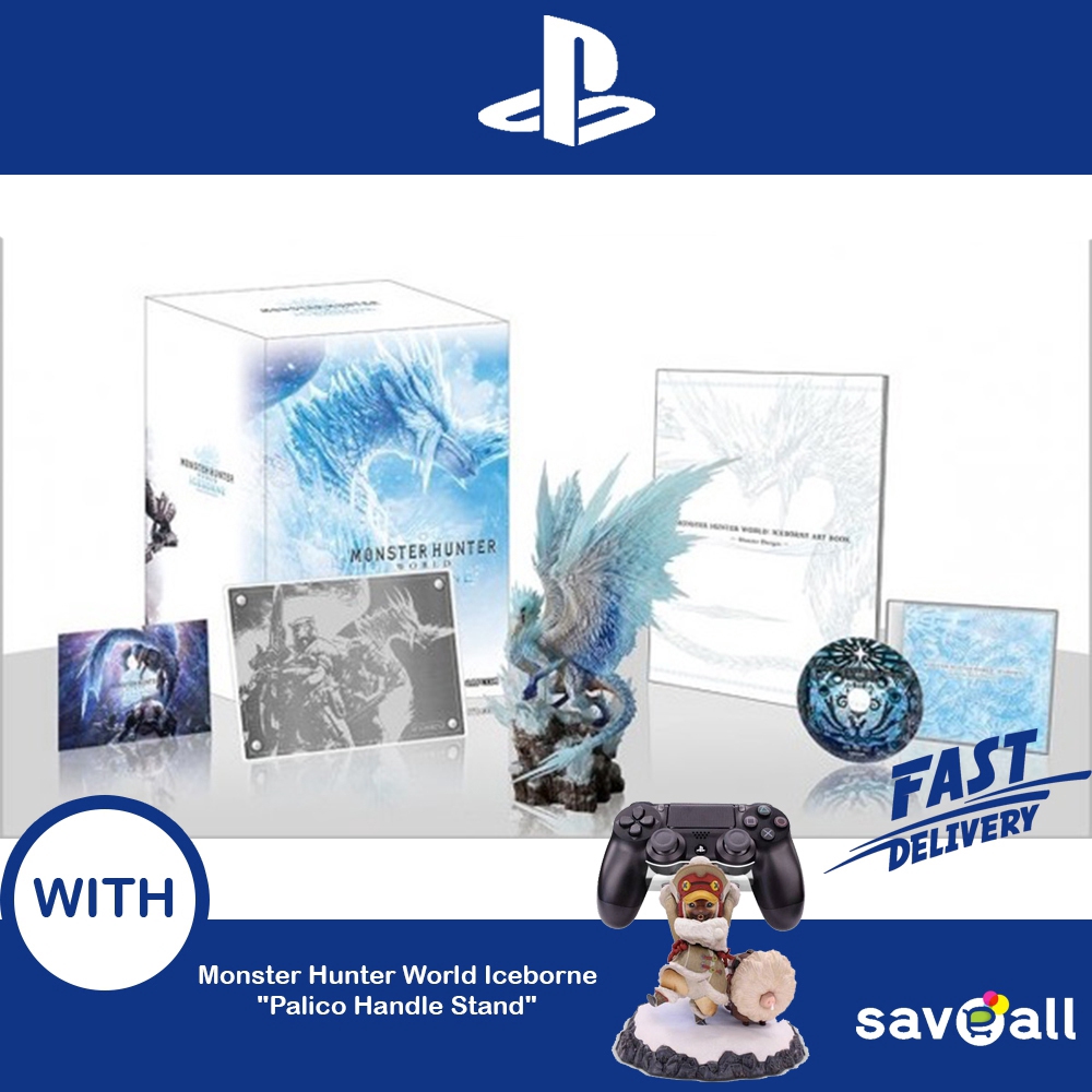 Ps4 Monster Hunter World Iceborne Collector Edition No Game Inside W Palico Handle Stand Shopee Malaysia