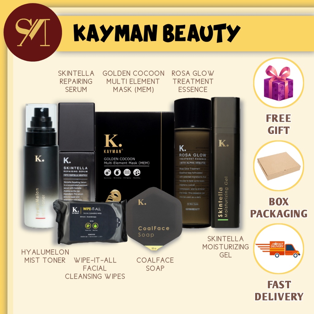 Buy Kayman Beauty Hyalumelon Mist Toner Serum Coalberry Cleanser Coalface Soap Rosa Glow Essence Ready Stock Seetracker Malaysia