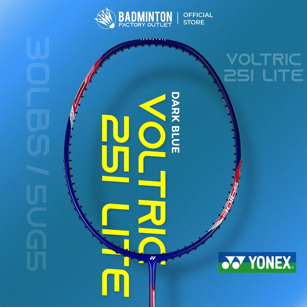 YONEX Original Badminton Racket Voltric Lite 25i (Dark Blue) 5UG5 Max