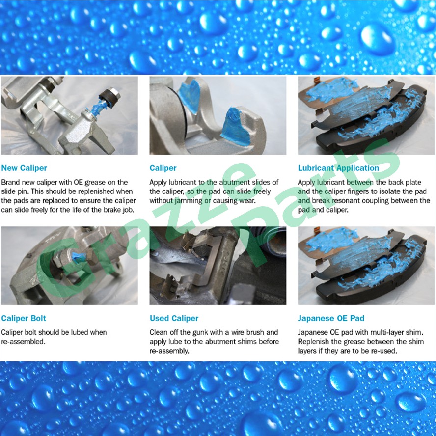 6 gram Pack Bendix Ceramic High Performance Synthetic Lubricant