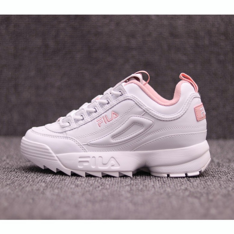 fila disruptor 2 white and pink