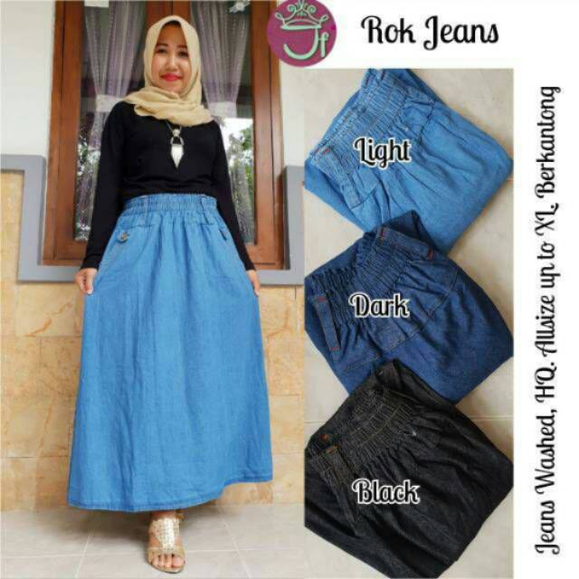 skirt labuh jeans levis