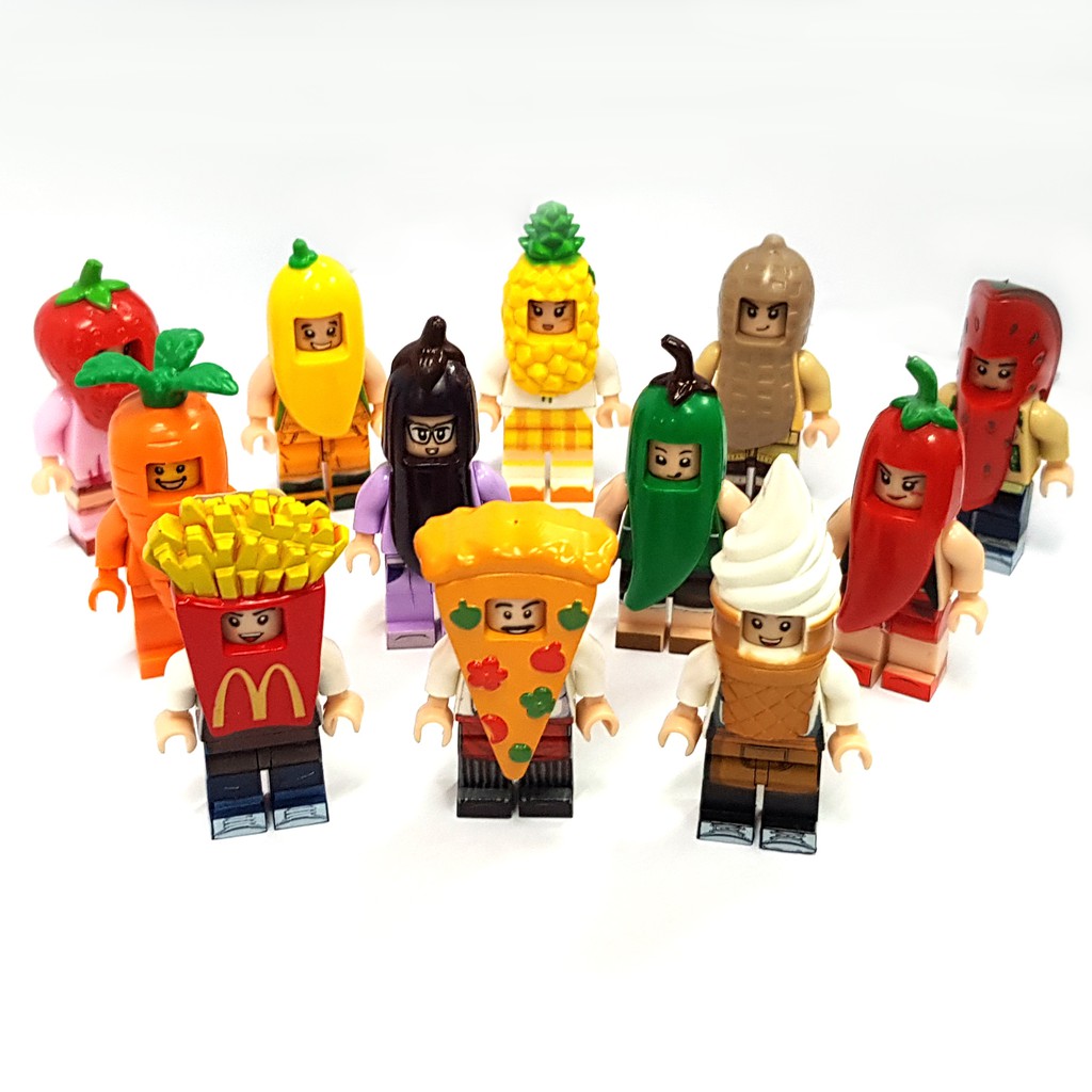 lego food minifigures