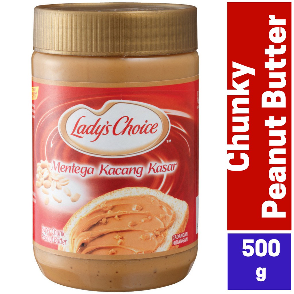 Lady's Choice Chunky Peanut Butter 500g Shopee Malaysia
