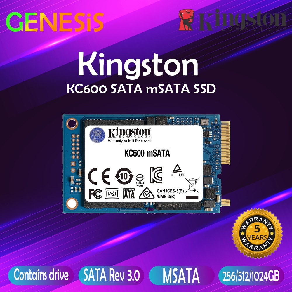 KINGSTON KC600 MSATA (256/512/1024GB) | Shopee Malaysia