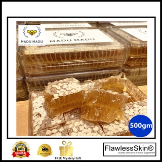 [PROMO]Sarang Madu 500gm BESAR BALOI BORONG SEDAP ASLI Bentong Honeycomb Ready Stock Honey Pure Raw Honey Bar