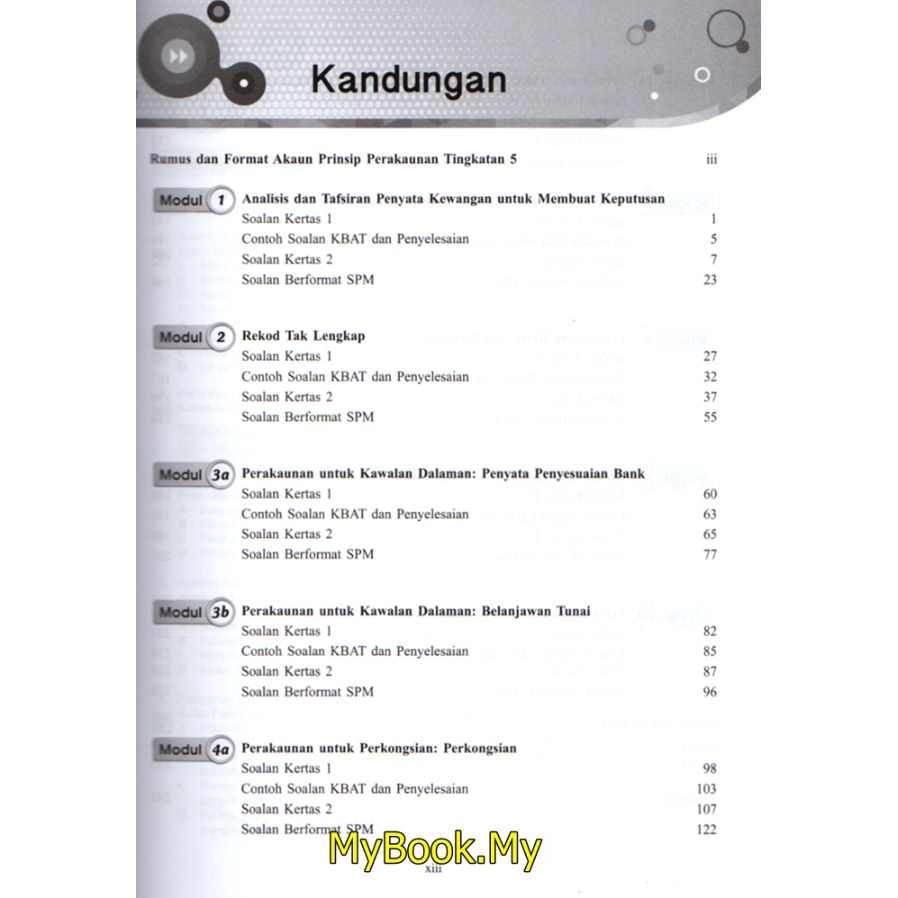 Latihan Prinsip Perakaunan Tingkatan 4