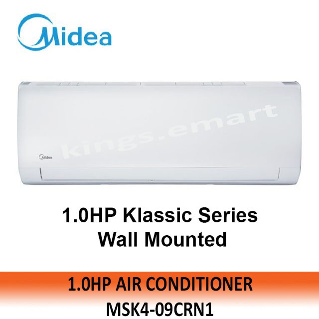 Midea Msk4 09crn1 1 0hp Ionizer Aircond Air Conditioner Shopee Malaysia