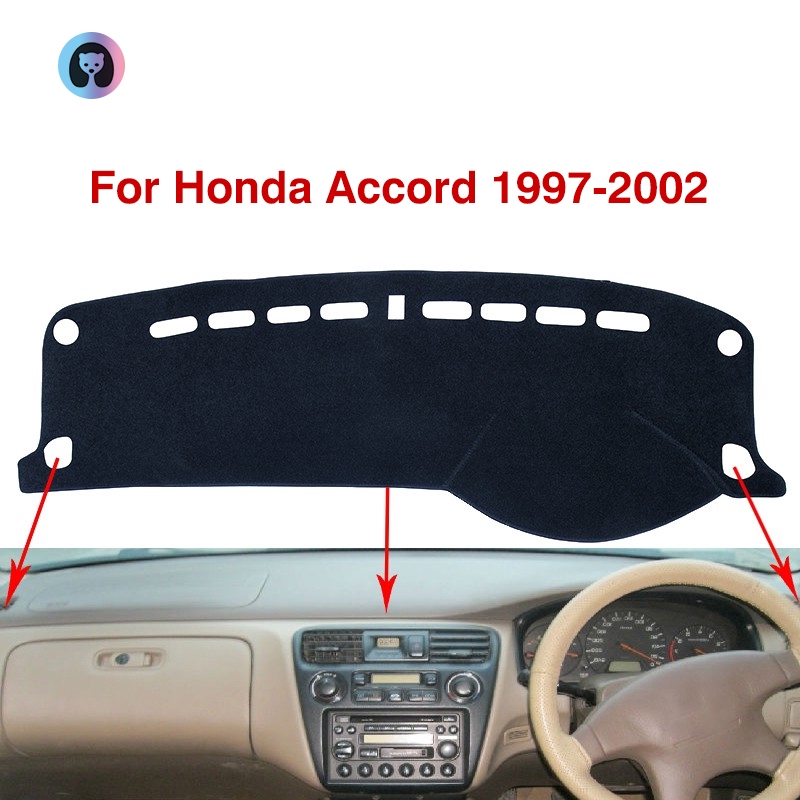 For Honda Accord 1997 1998 1999 2000 2001 2002 Car Accessories Sun  Protection Car dashboard covers mat Anti-Slip Mat Dashboard Cover Pad  Sunshade 