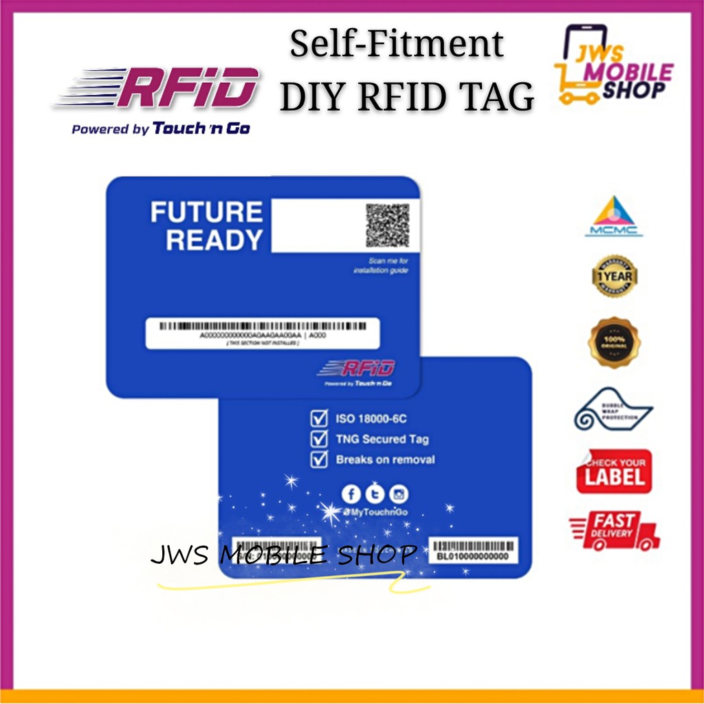 RFID TOUCH 'N GO SELF-FITMENT *DIY RFID TAG* | Shopee Malaysia