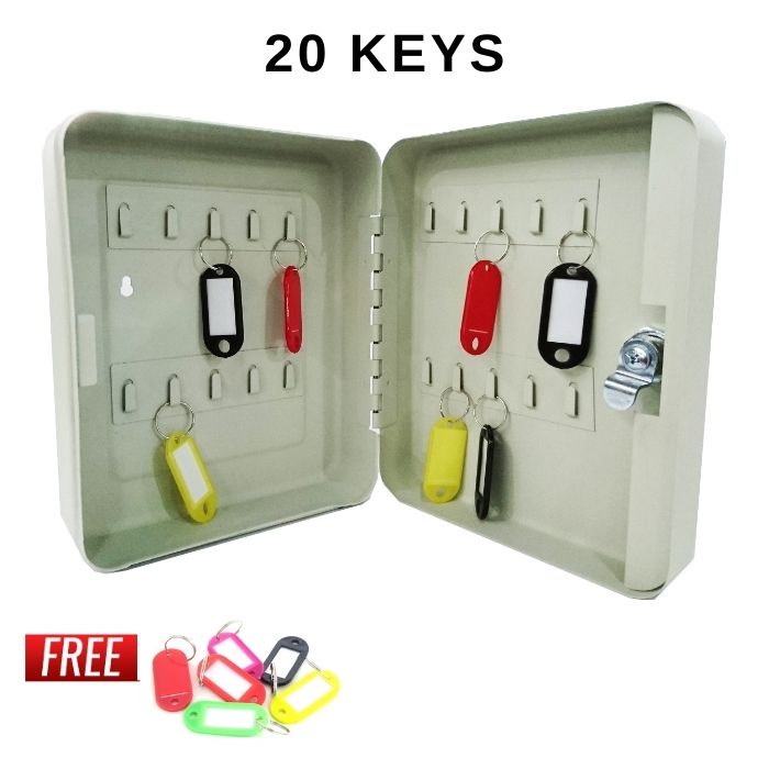 Lockable Security Metal Key Cabinet / Storage Box Key Box ( 20 / 40 Key Slots )
