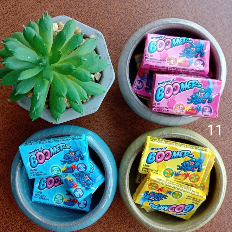 CHEWING GUM BOOMER (1PC) JAJAN DULU DULU JAJAN ZAMAN BUDAK JAJAN