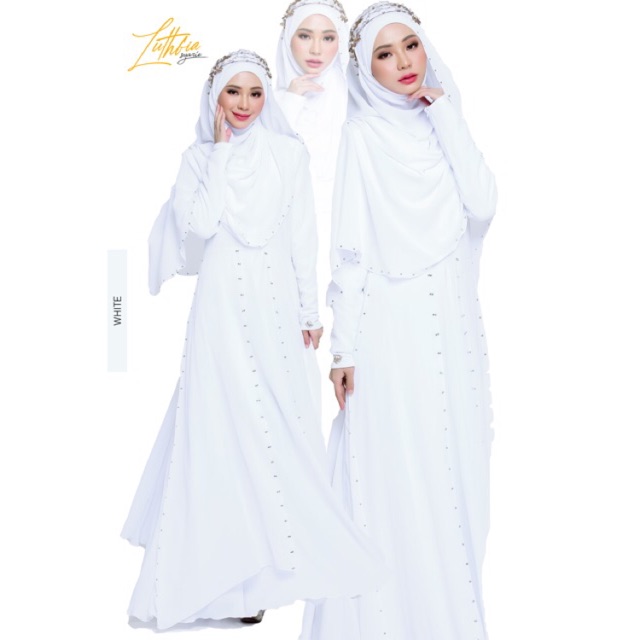 LUTHFIA SYARIE (SET JUBAH+ KHIMAR)