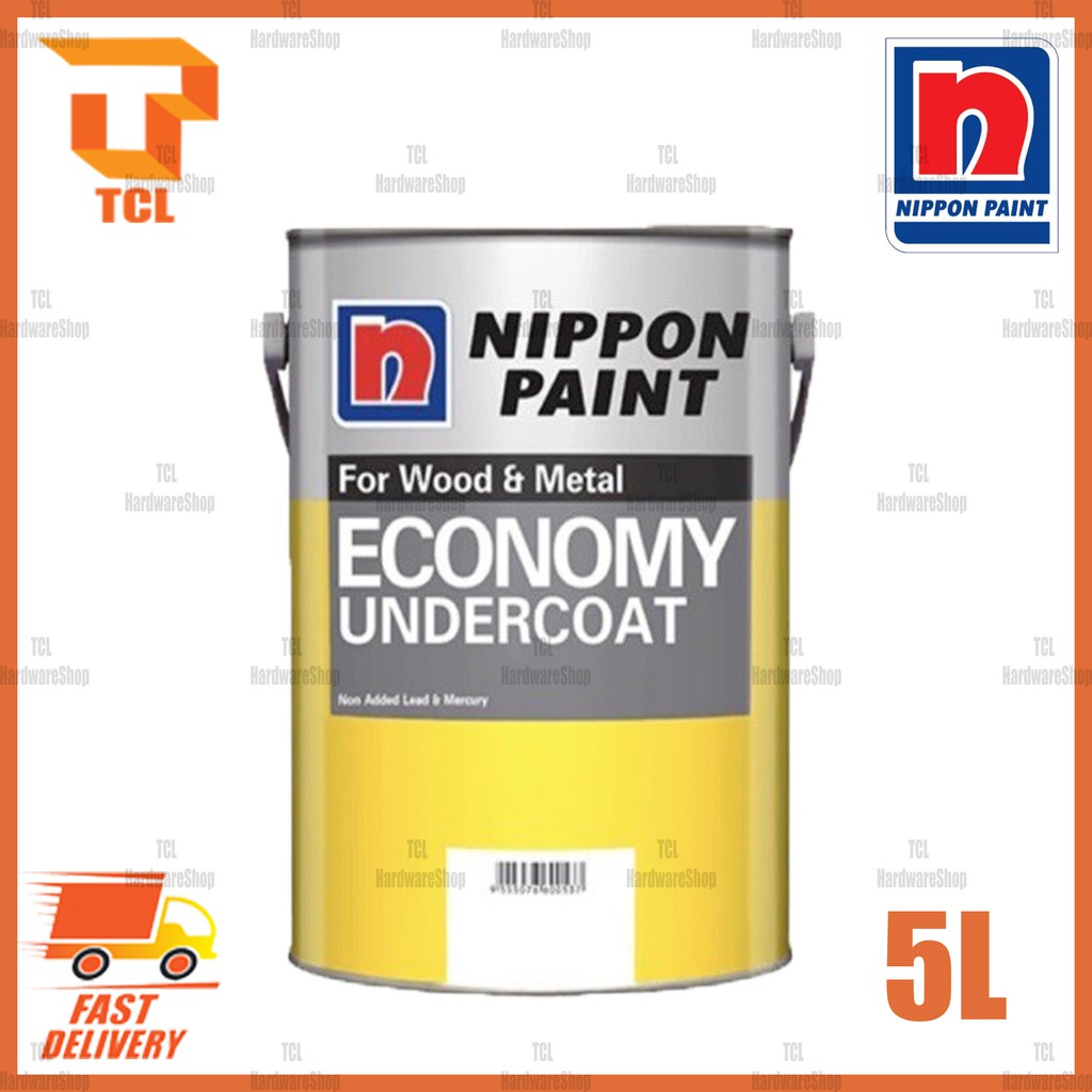 NIPPON UNDERCOAT KAYU DAN BESI WOOD AND METAL 5L | Shopee Malaysia