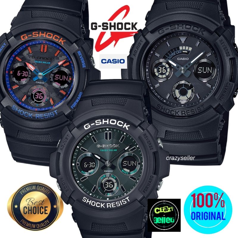 G-Shock 100% Original AWR-M100SMG-1A AWR-M100SCT-1A AW-591BB-1A Casio Sport  watch Crazy Sales Shopee Malaysia
