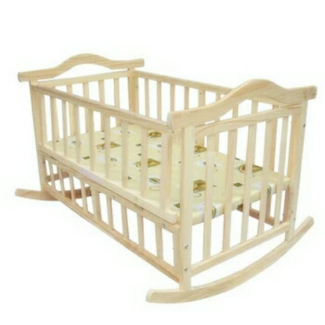 Extra Big Size Baby Bed Can Load Adult No Paint Baby Crib