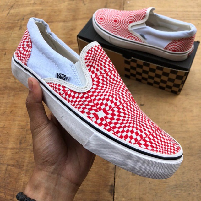 2 colours- VANS SLIP ON ILLUSION ( READY STOCK ) | Shopee Malaysia