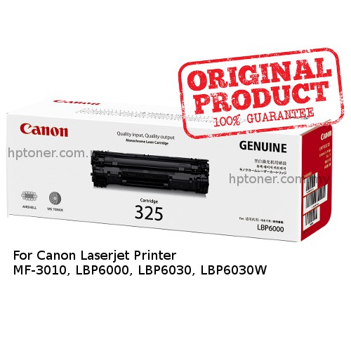 Canon 325 black laser toner Genuine for mf3010 lbp6000 ...