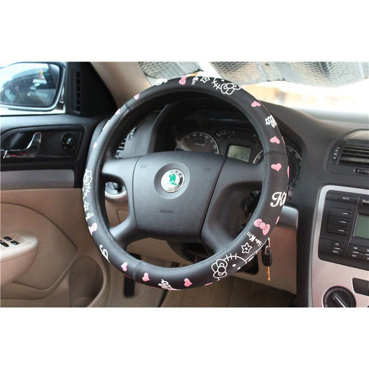 Car Accessories Cartoon Steering Wheel Cover For Auto Interior Decoration Latex Cute Steering Wheel Covers