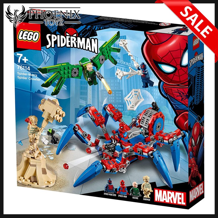 spider man spider crawler lego