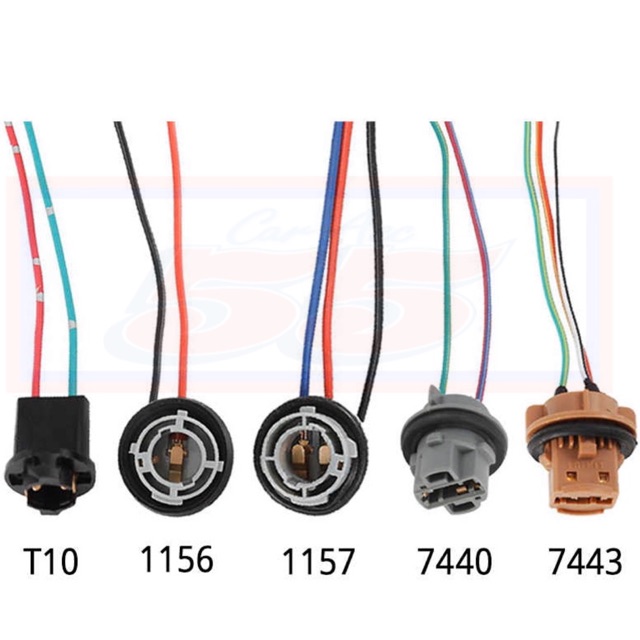 Car Lamp Bulb Socket T10/T15/T20/1156/1157/7440/7443 Motorcycle Lamp
