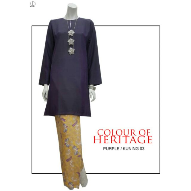 Kurung Pahang Batik Colour of Heritage | Shopee Malaysia