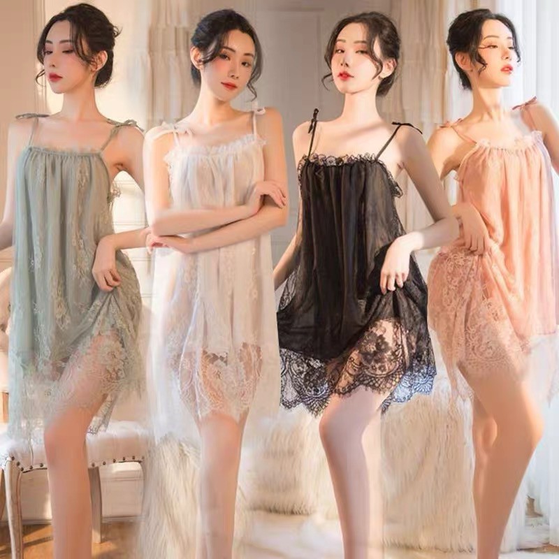 💕Ready Stock💕Baju Tidur Seksi Perempuan Baju Tido 性感睡衣 Lace Nightwear Sexy lingerie Plus Size ...