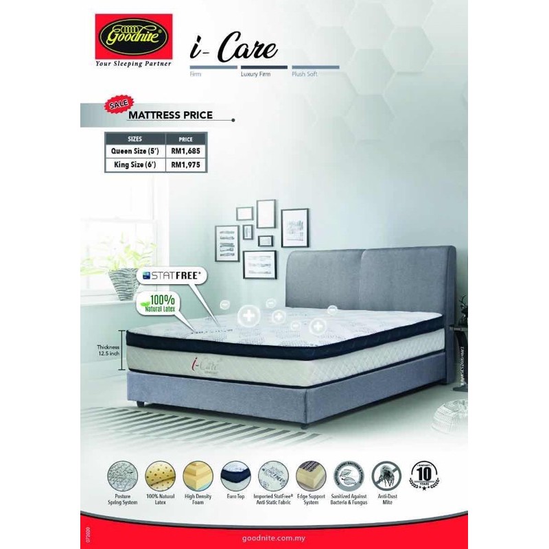 Goodnite I care Mattress Queen/King | Shopee Malaysia