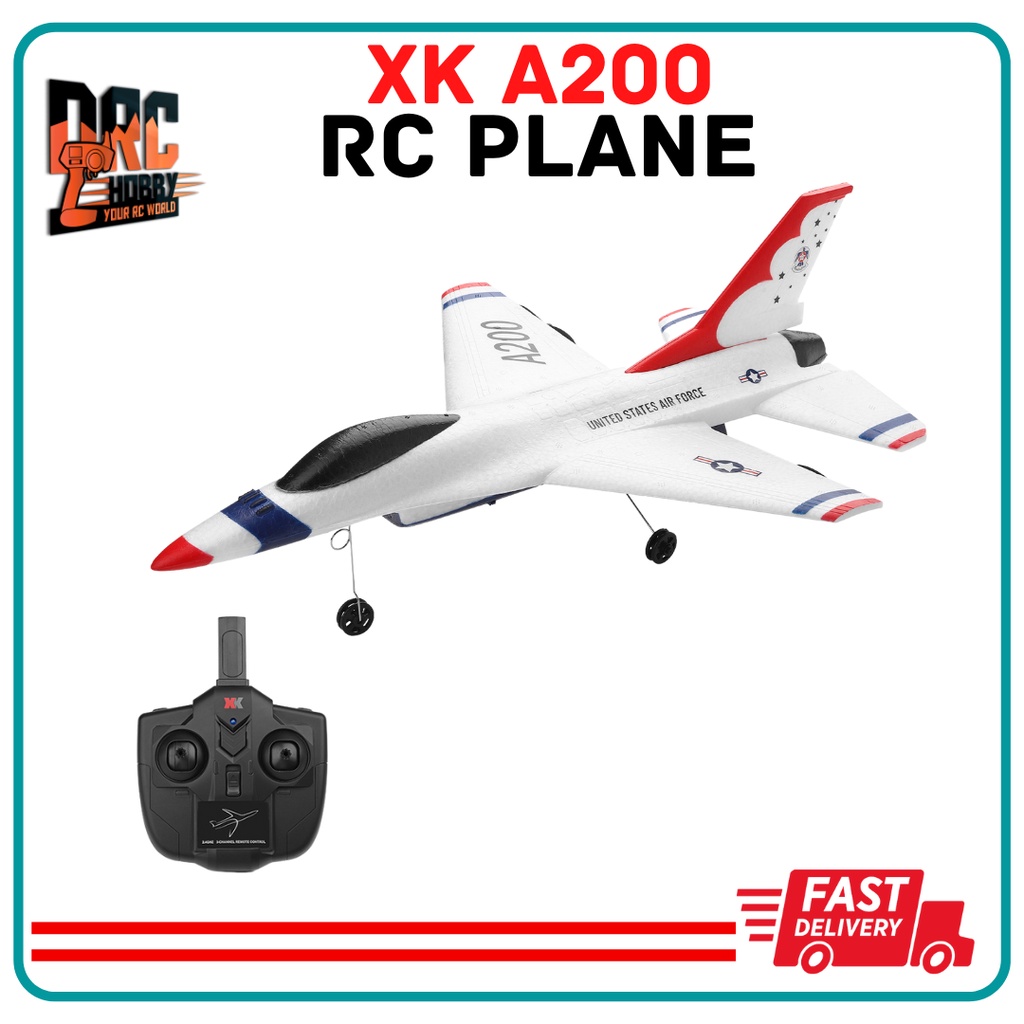 Wltoys XK A200 F16B EPP RC Airplane 2.4GHz 2CH Shopee Malaysia