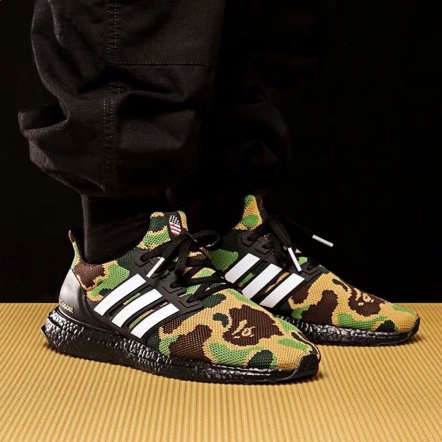 ultra boost bape on feet