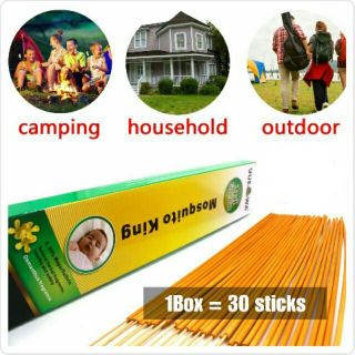 READY STOCK Ubat Nyamuk Mosquito Killer Organic Sticks 