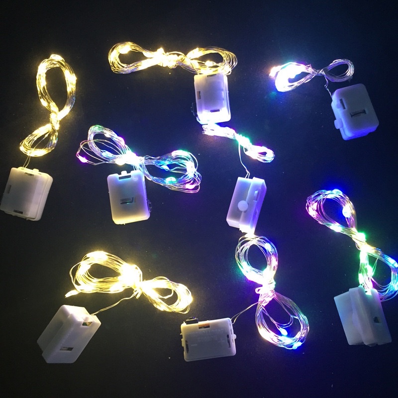 LED Light 3Modes 1M/2M/5M String Fairy Lights Lampu Raya LED Fairy