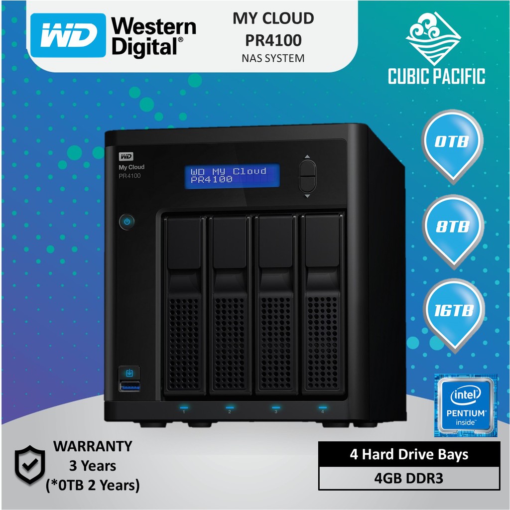 Western Digital Wd My Cloud Pro Series Pr Network Attached Storage Nas Tb Tb Tb