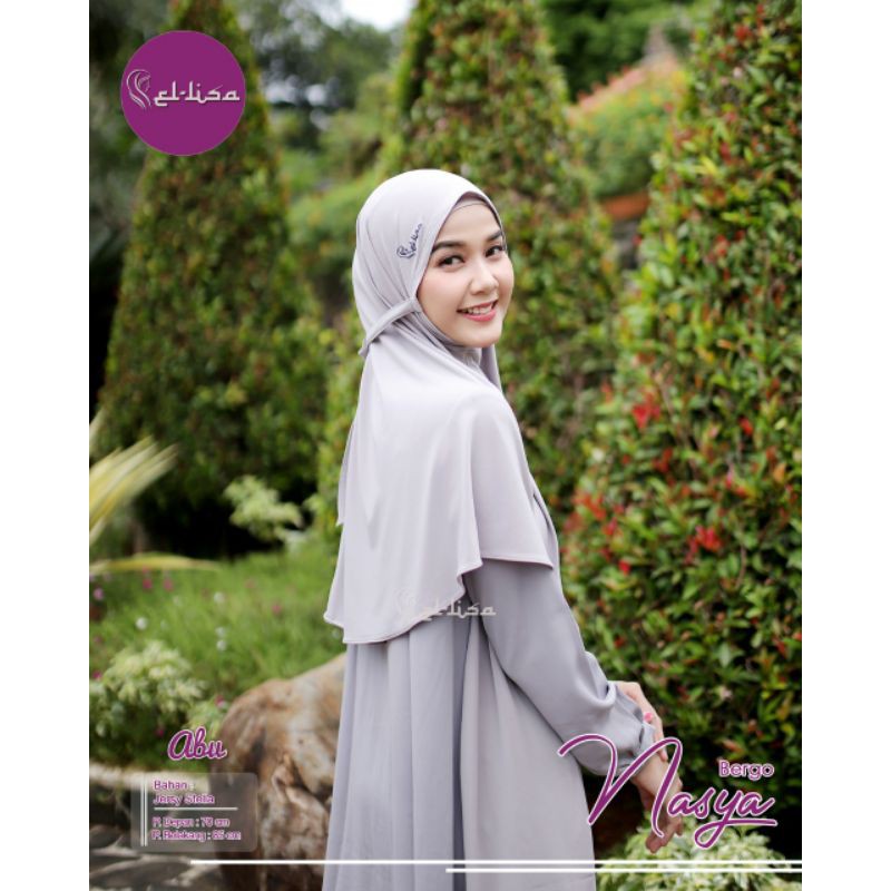 Bergo Nasya Ellisa Hijab | Shopee Malaysia