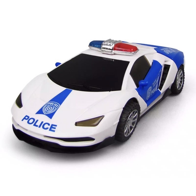 police car toy with lights and sound