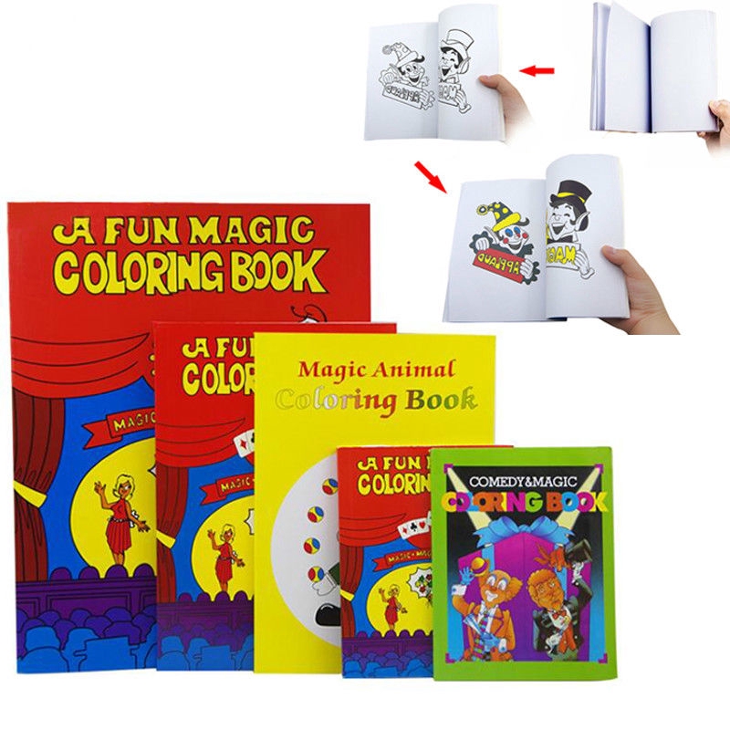 Download A Fun Magic Coloring Book Comedy Magic Coloring Books Magic Tricks Illusion Kids Toy Gift Tour Close Up Street Magic Tricks Shopee Malaysia