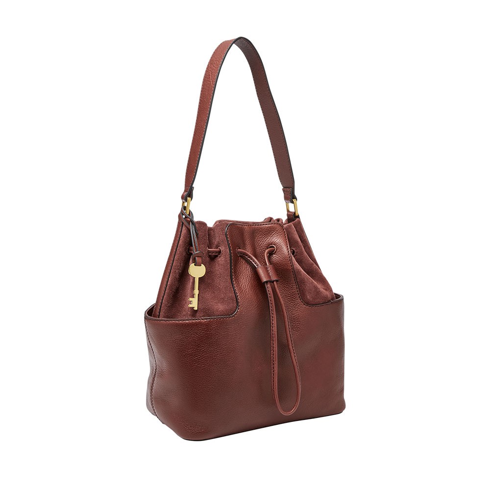 fossil bucket bag