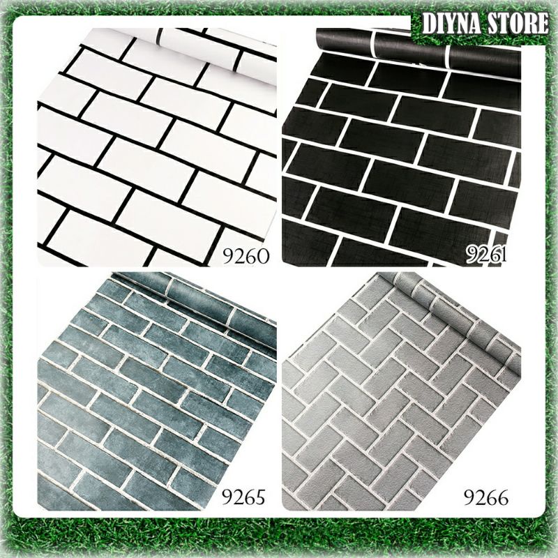 45cm x 10m Wallpaper Murah Kertas Dinding Bata Wall paper 45cm x 10m Wallpaper Murah Kertas Dinding Bata Wall paper