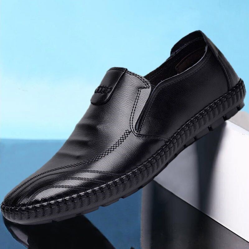 driving shoes with suit