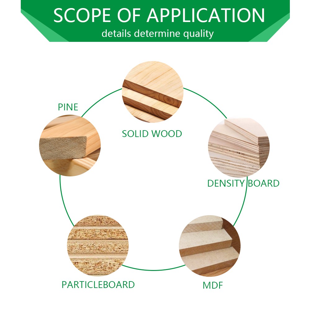 Professional DIY 1/4" Tongue Groove Router Bit Set 3 Teeth T-shape Flooring Tool Wood Tools Repair - Image 4