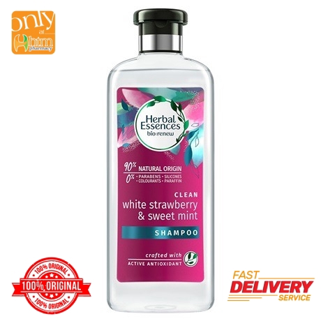Herbal Essences Shampoo 400ml- Clean White Strawberry ...
