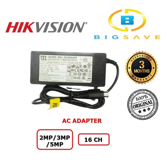 hikvision 16 channel dvr adapter