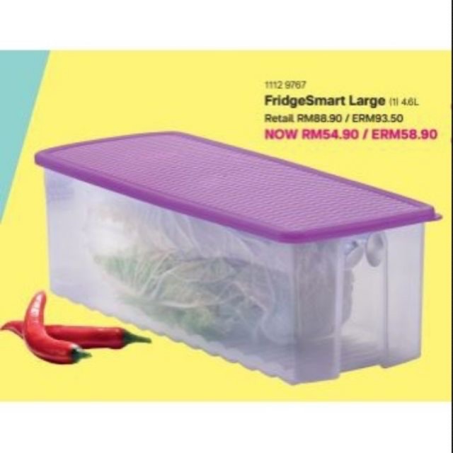 Fridgemart Large Tupperware ready stok