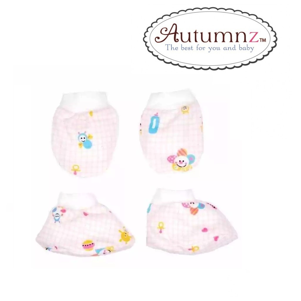 Autumnz Mitten And Bootie Set (Happy Bee) Shopee Malaysia