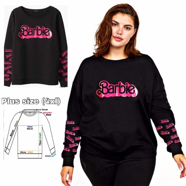 plus size barbie shirt